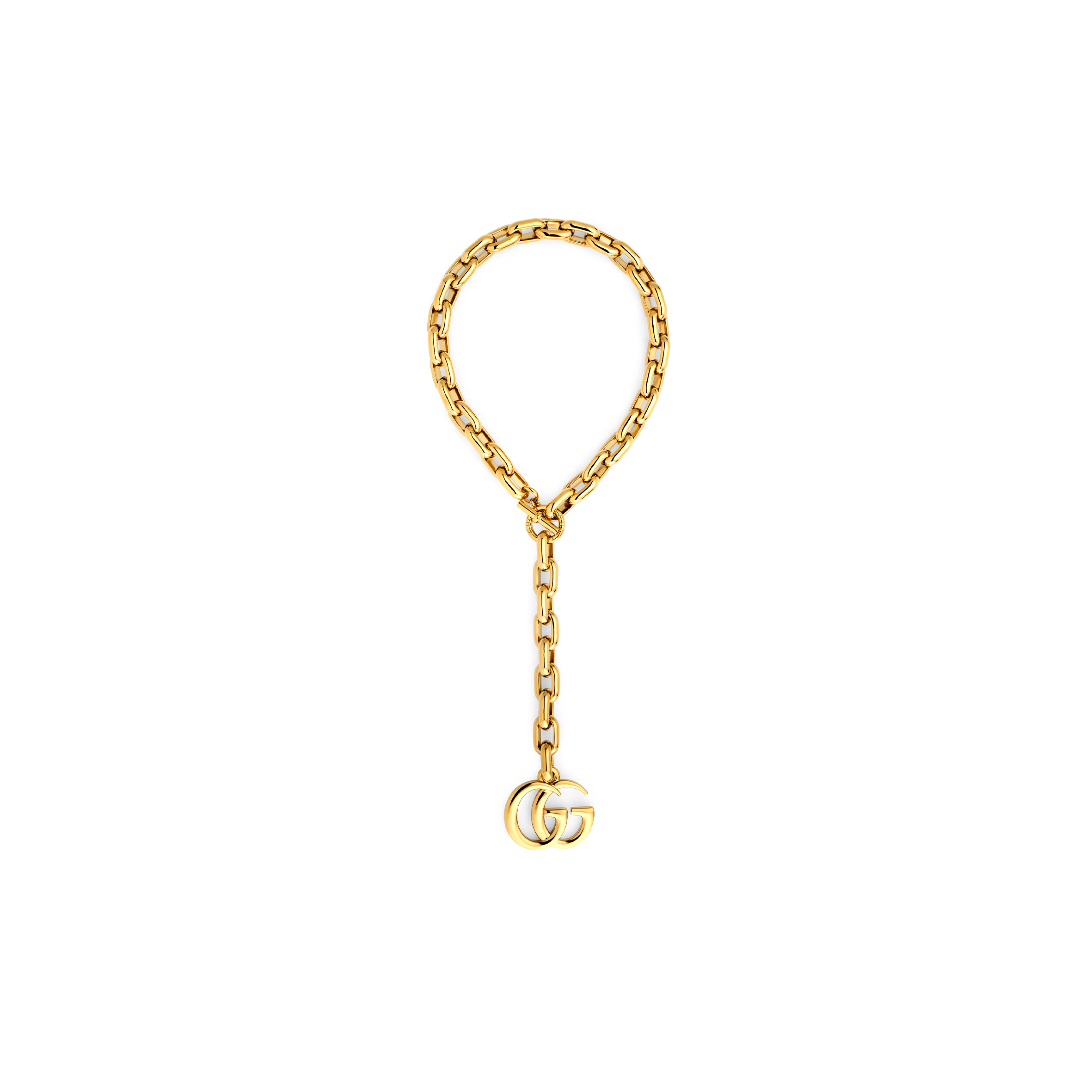 Gvc*1 gg marmont pendant chain necklace 863865